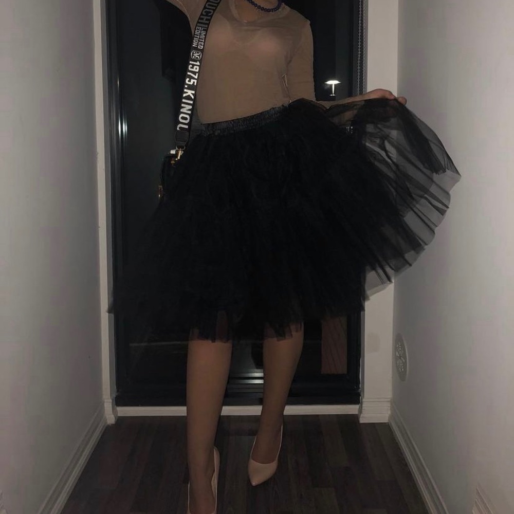 Black Tull skirt